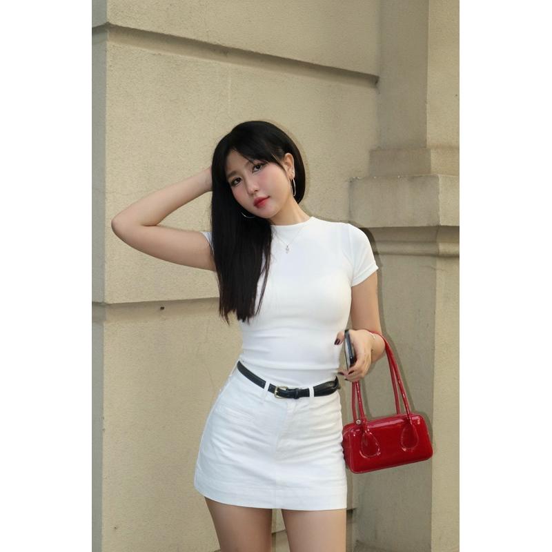 Chân váy MOM Jean GOMHOUSE [Hàng sẵn - Hoả tốc - Ảnh/ Clip thật]
