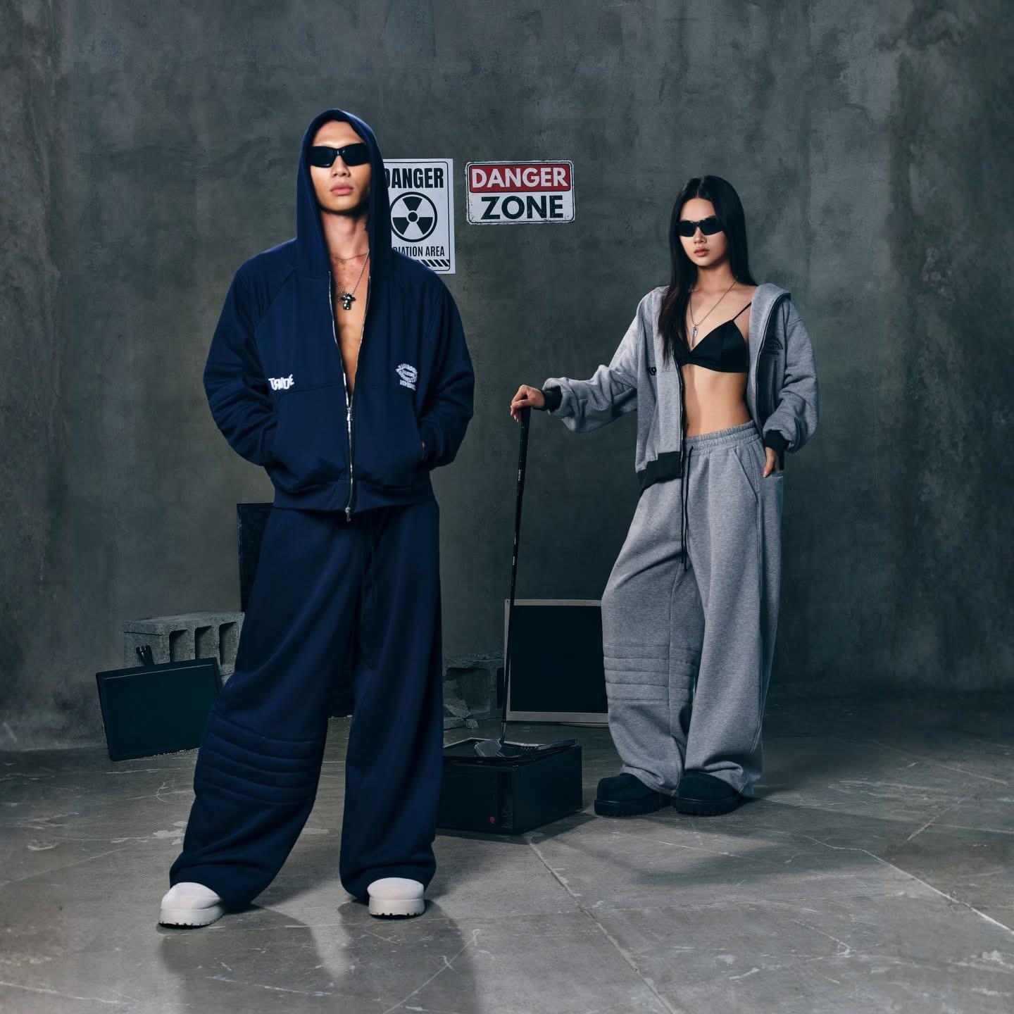 TRODE | Áo Hoodie Khóa Kéo Padded Gear - Padded Gear Zip Up Hoodie
