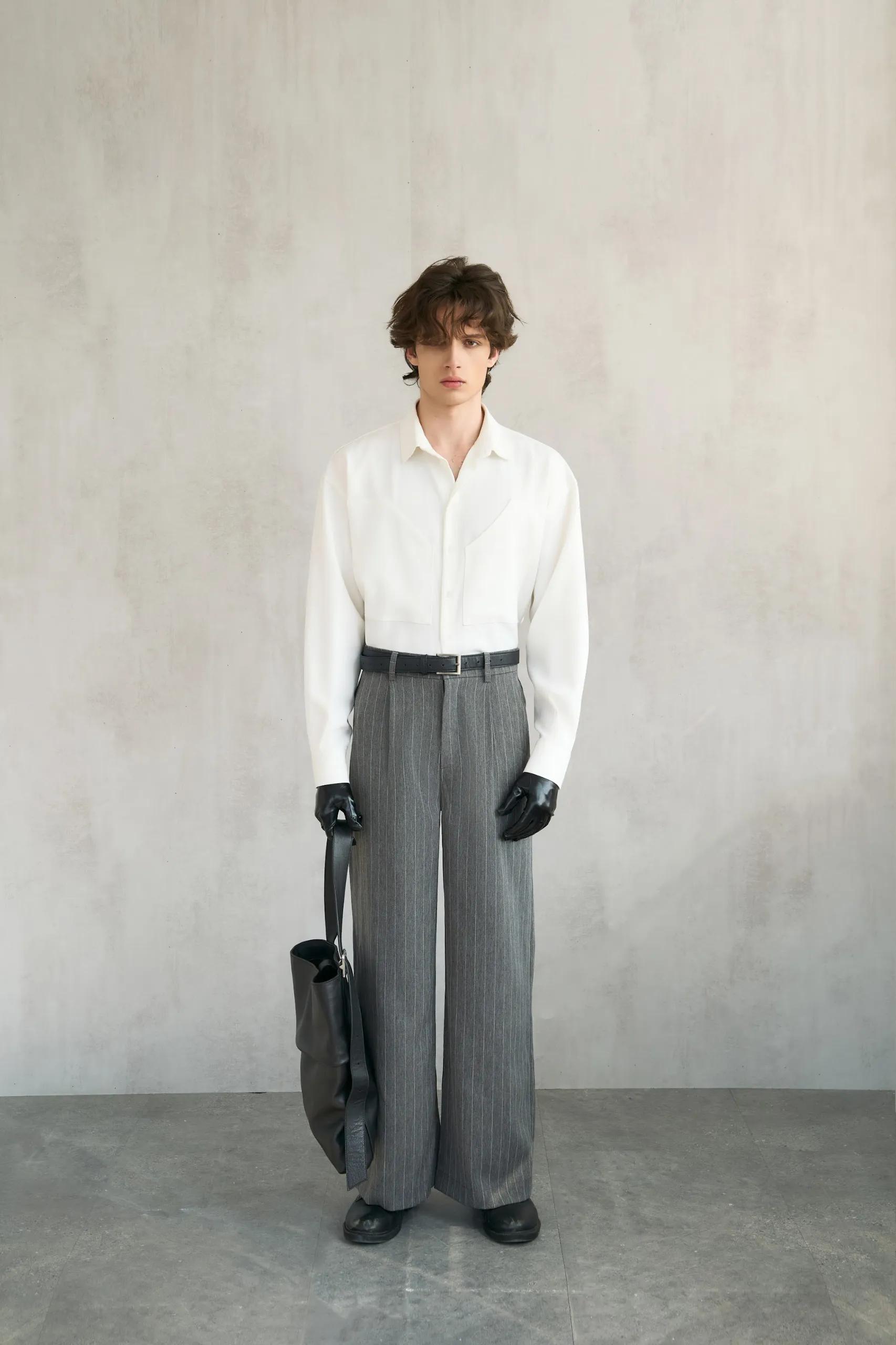 IGNORE | Front Pocket Shirt (Trắng)